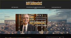 Desktop Screenshot of dominguezlawyer.com