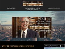 Tablet Screenshot of dominguezlawyer.com